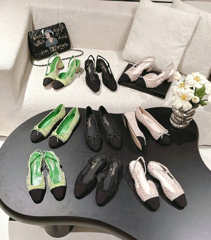 women’s luxury designer slingback & ballet-style shoes from Chanel