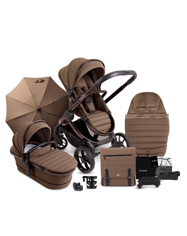 Peach 7 Coco Pushchair and Carrycot - Complete Bundle